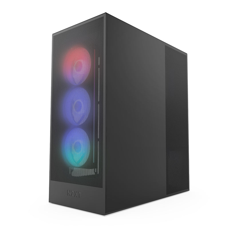 NZXT H7 FLOW RGB (2024) Matte Black 啞光黑色 Tempered Glass ATX Case CM-H72FB-R1