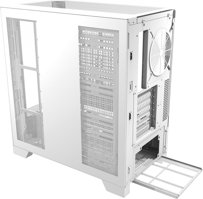 [最新產品] darkFlash DY450 Pro White 白色 玻璃(連頂部)全景 ATX Case 支援背插式主機板 (附前置控制顯示屏) (CA-DY450W)