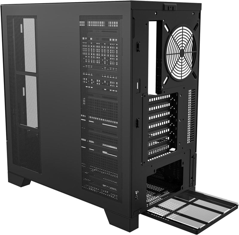 [最新產品] darkFlash DY451 Pro Black 黑色 玻璃全景 ATX Case 支援背插式主機板 (附前置控制顯示屏) (CA-DY451B)