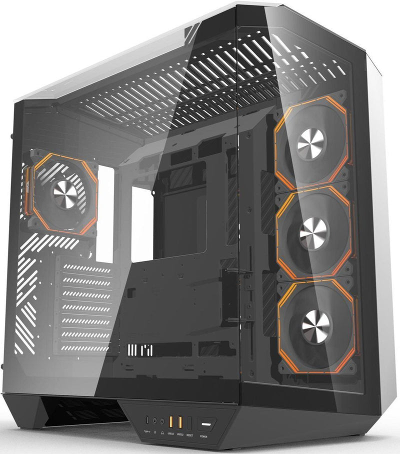 [最新產品] darkFlash DY470 Black 黑色 玻璃全景 ATX Case 支援背插式主機板 (附3把ARGB風扇) (CA-DY470B)