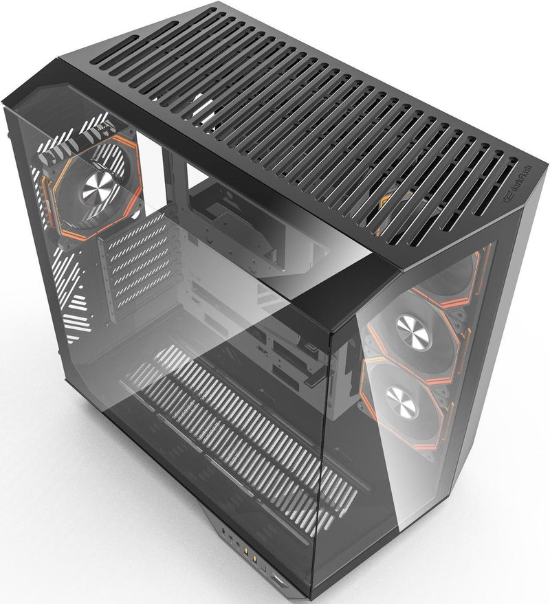 [最新產品] darkFlash DY470 Black 黑色 玻璃全景 ATX Case 支援背插式主機板 (附3把ARGB風扇) (CA-DY470B)