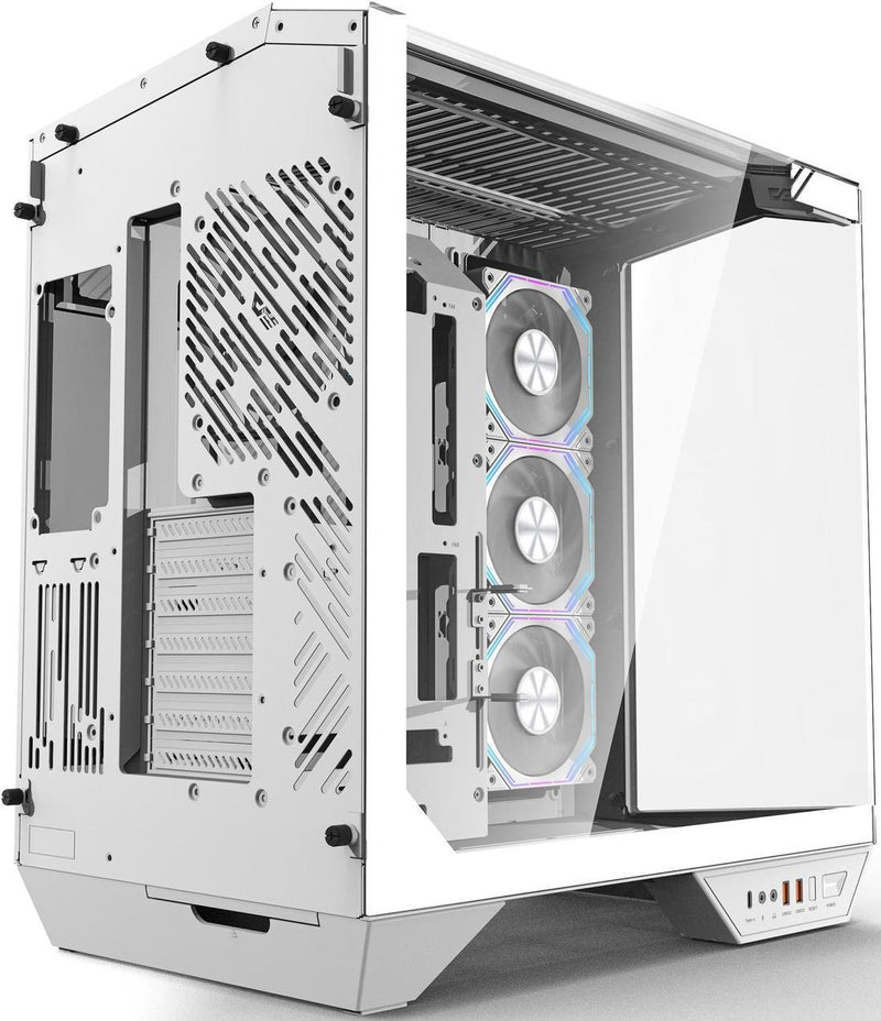 [最新產品] darkFlash DY470 White 白色 玻璃全景 ATX Case 支援背插式主機板 (附3把ARGB風扇) (CA-DY470W)