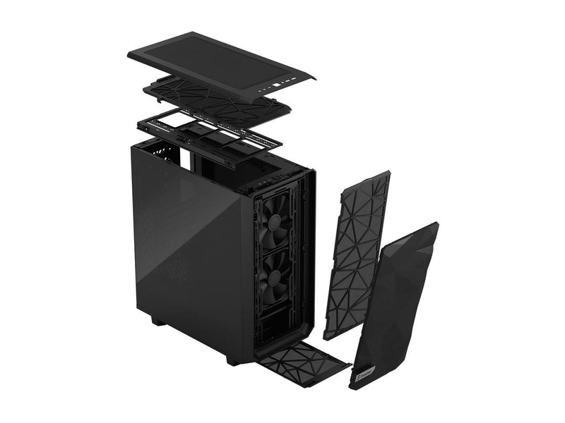 Fractal Design Meshify 2 BLACK Dark Tempered Glass ATX Case FD-C-MES2A-02