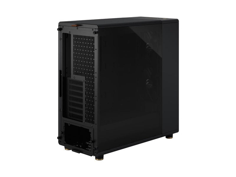 Fractal Design North Charcoal Black ATX Case with Walnut Front and Dark Tinted TG Side Panel FD-C-NOR1C-02 