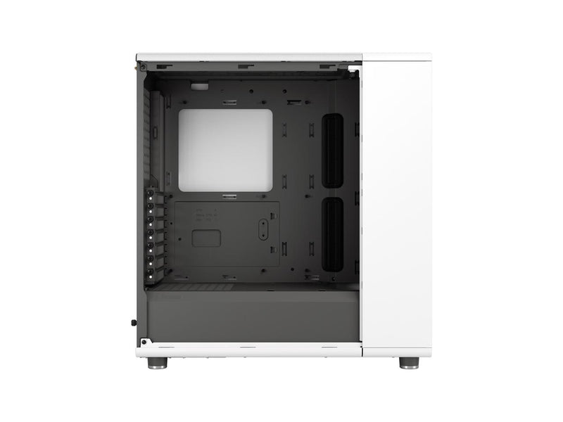 Fractal Design North Chalk White ATX Case with Oak Front and Clear TG Side Panel FD-C-NOR1C-04 