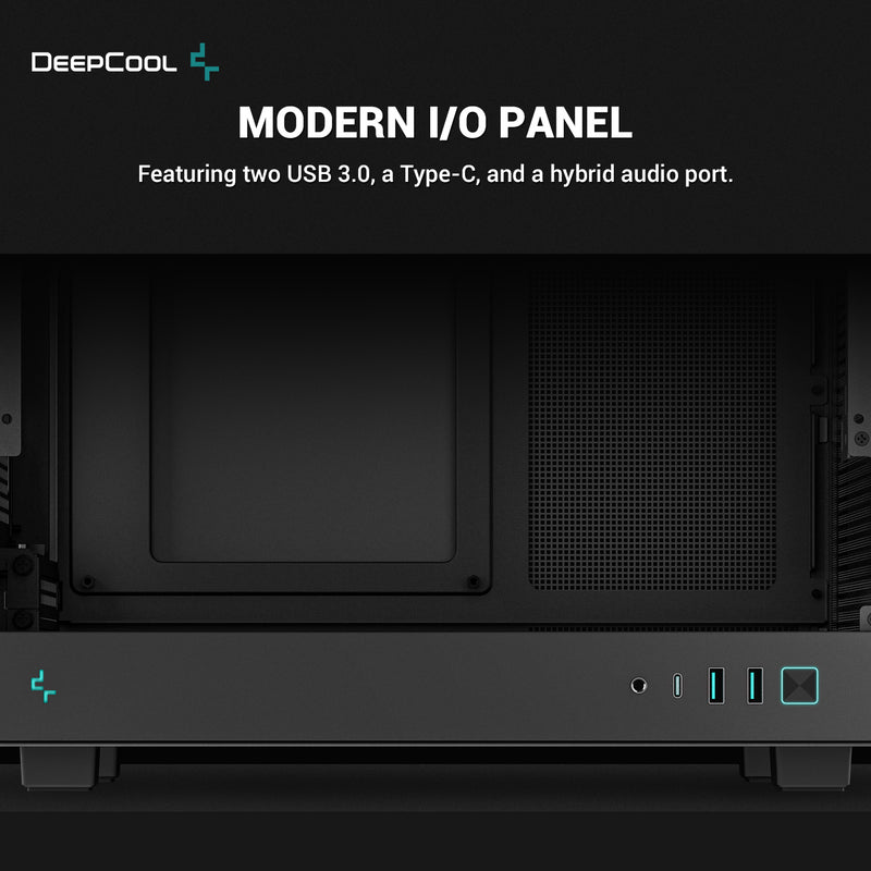 DeepCool CH160 Black 黑色 Ultra-Portable mini-ITX Case