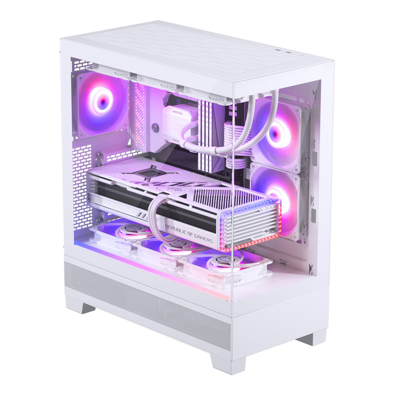 Phanteks XT VIEW White Tempered Glass ATX Case PH-XT523V1-DWT01 