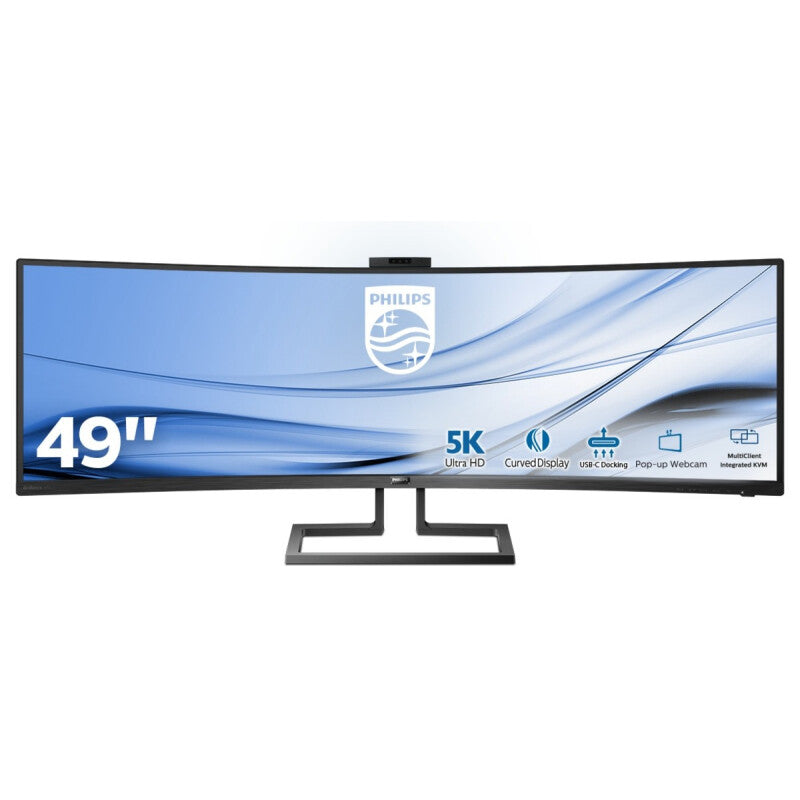 Philips 48.8" 499P9H1 5K DQHD 5120x1440 VA (32:9) Curved Monitor