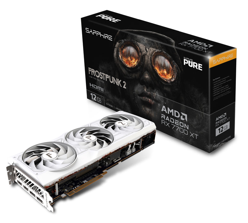 SAPPhIRE PURE AMD Radeon RX 7700 XT 12GB GDDR6 Frostpunk 2 Edition