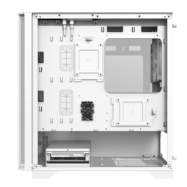 MONTECH AIR 100 White ARGB Tempered Glass Micro-ATX Case MO-CA-AIR100-ARGB-WH