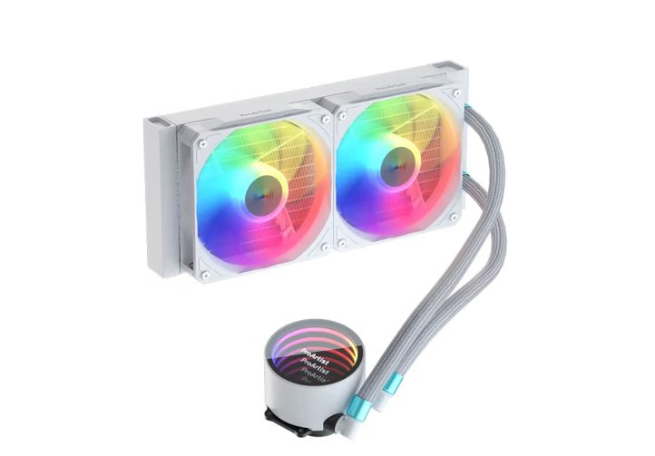 PROARTIST EA3 AIO 240 WHITE ECONOMIC ARGB 240mm Liquid CPU Cooler 