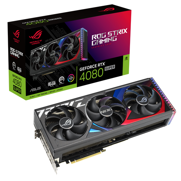 ASUS ROG STRIX GeForce RTX 4080 Super 16GB GDDR6X ROG-STRIX-RTX4080S-16G-GAMING (DI-E408SA1)