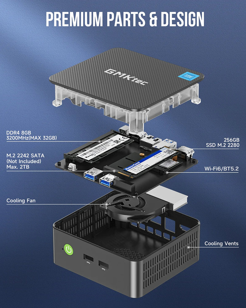 GMKTEC CS-GNBG3PV NucBox G3 PLUS Mini PC (Intel N150 / 16GB Ram / 1TB SSD / Windows 11 Pro)