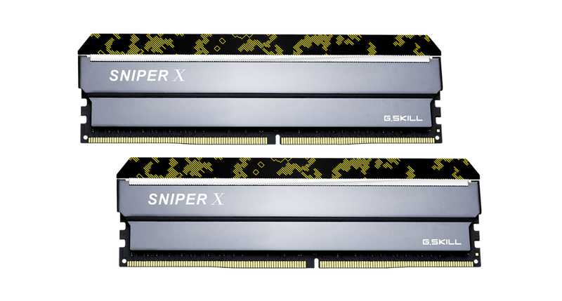 G.SKILL 16GB Kit (2x8GB) Sniper X F4-3600C19D-16GSXKB DDR4 3600MHz Memory