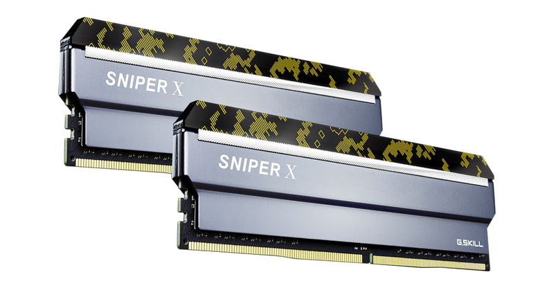 G.SKILL 16GB Kit (2x8GB) Sniper X F4-3600C19D-16GSXKB DDR4 3600MHz Memory