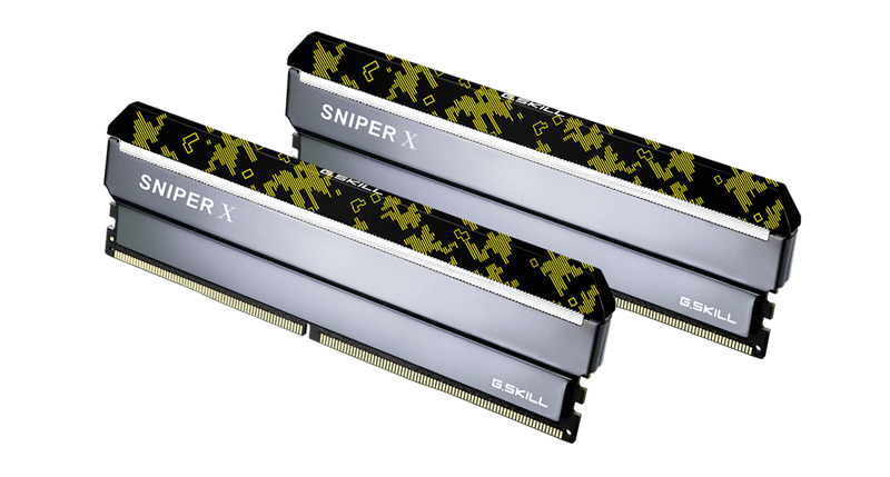 G.SKILL 16GB Kit (2x8GB) Sniper X F4-3600C19D-16GSXKB DDR4 3600MHz Memory