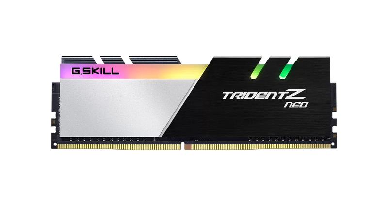 G.SKILL 32GB Kit (2x16GB) Trident Z Neo F4-3200C16D-32GTZN RGB DDR4 3200MHz Memory