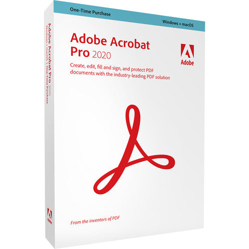 English Adobe Acrobat Professional 2020 for Windows / Mac BOX