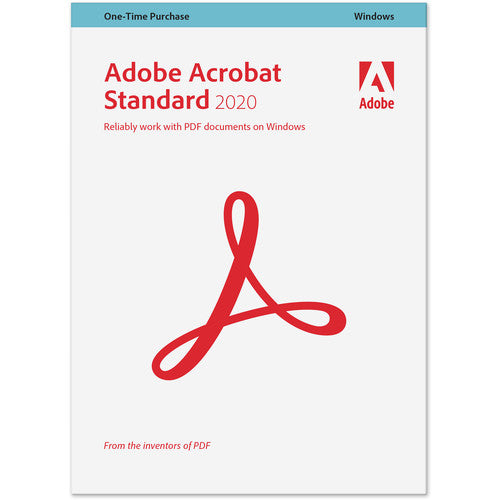 English Adobe Acrobat Standard 2020 for Windows BOX