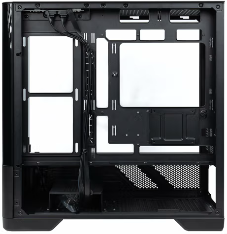 VALKYRIE VK03-M LCD Black 黑色 mATX Case (6.2吋輕觸式屏幕 / 270度全視線無柱設計)