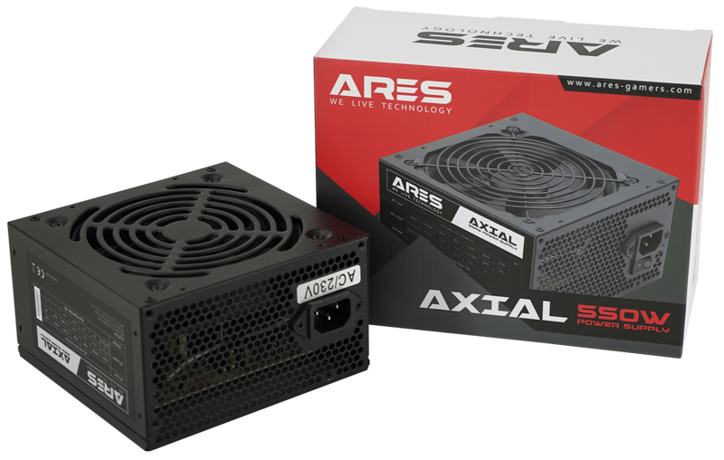 ARES AXIAL 550W 12CM FAN Power Supply