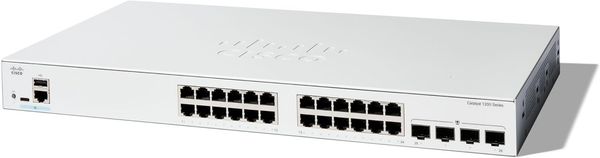 [最新產品] Cisco Catalyst 1200 24-Port Gigabit Ethernet + 4xSFP Smart Managed Switch (C1200-24T-4G-UK/NE-1224T4G)