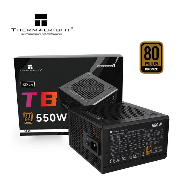 Thermalright 550W TB550S 80Plus Bronze Power Supply