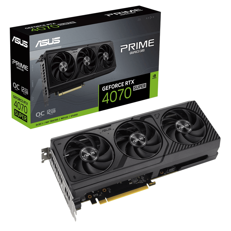 ASUS PRIME GeForce RTX 4070 Super 12GB GDDR6X PRIME-RTX4070S-12G (DI-E407SM1)