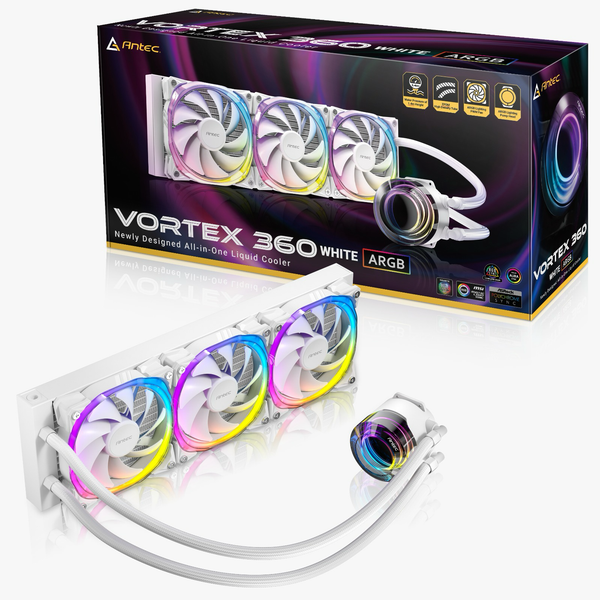 ANTEC VORTEX 360 ARGB White 白色 360mm Liquid CPU Cooler