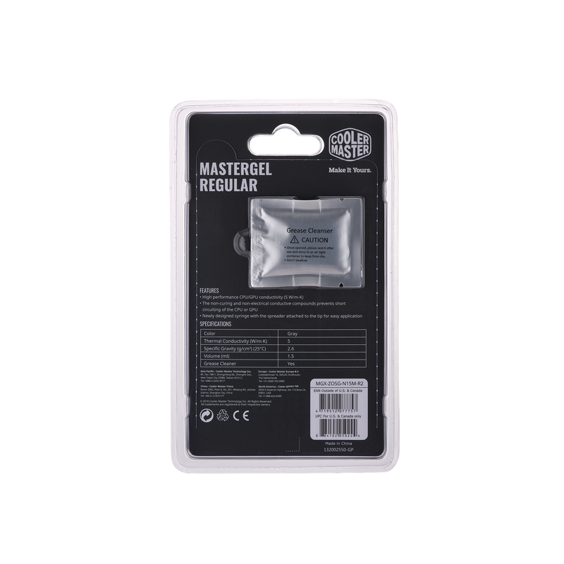 Cooler Master MasterGel Regular Thermal Paste MGX-ZOSG-N15M-R2