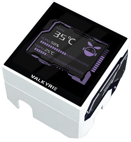 VALKYRIE V36 AMG MERLIN WHITE 白色 ARGB with 3.95' IPS LCD Screen 360mm Liquid CPU Cooler