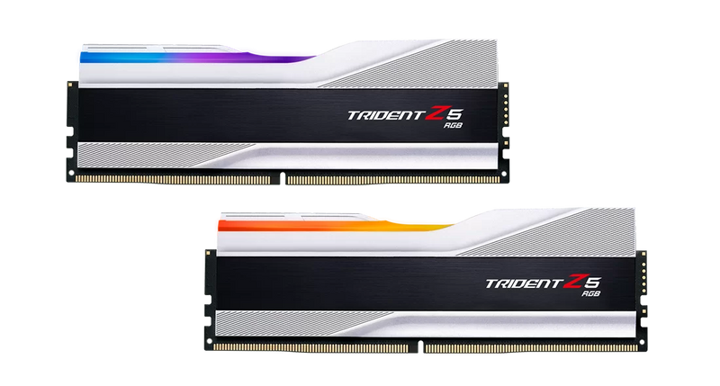 G.SKILL 32GB Kit (2x16GB) Trident Z5 RGB Silver F5-6800J3445G16GX2-TZ5RS DDR5 6800MHz Memory