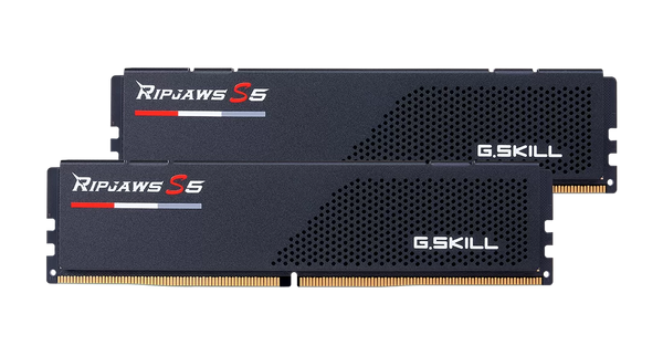 G.SKILL 64GB Kit (2x32GB) Ripjaws S5 Black F5-6000J3040G32GX2-RS5K DDR5 6000MHz Memory 