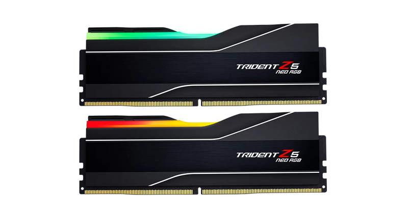 G.SKILL 32GB Kit (2x16GB) Trident Z5 Neo RGB F5-5600J2834F16GX2-TZ5NR DDR5 5600MHz Memory AMD EXPO 