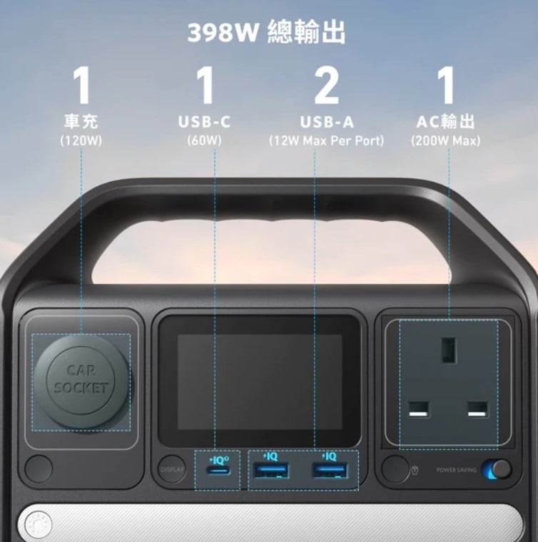 Anker PowerHouse 521 256Wh 便攜式電站 Power Station - A1720211