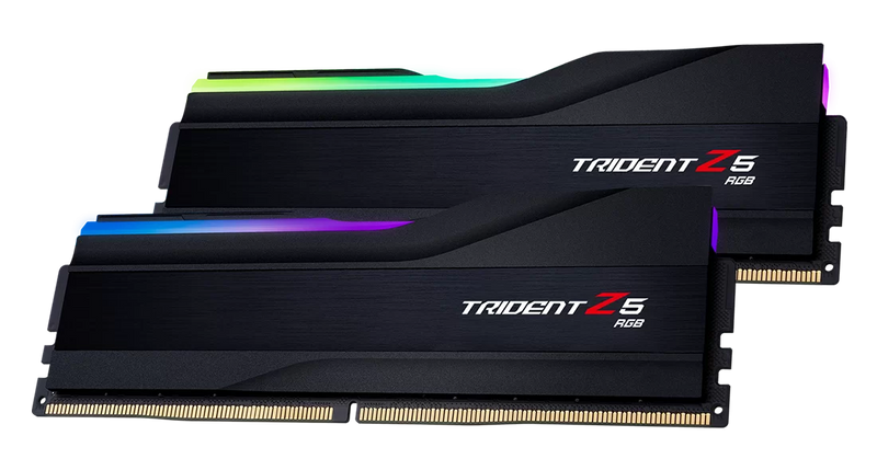 G.SKILL 48GB Kit (2x24GB) Trident Z5 RGB Black F5-6000J4048F24GX2-TZ5RK DDR5 6000MHz Memory