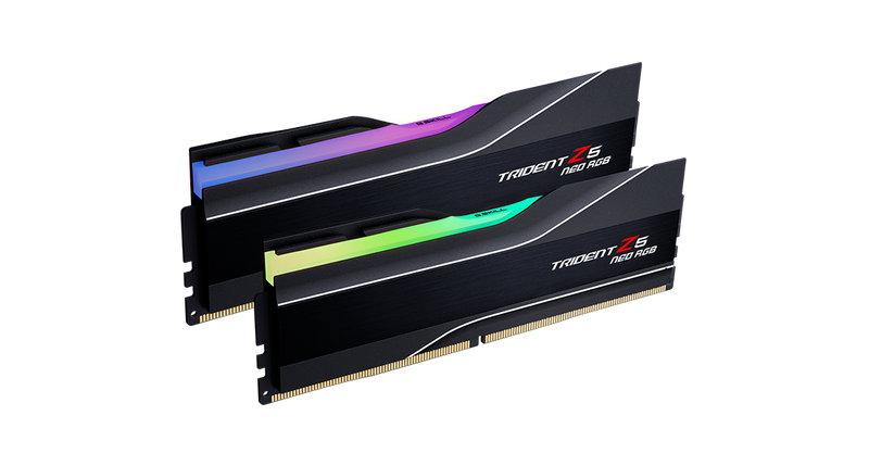 G.SKILL 96GB Kit (2x48GB) Trident Z5 Neo RGB F5-5600J4040D48GX2-TZ5NR DDR5 5600MHz Memory AMD EXPO 