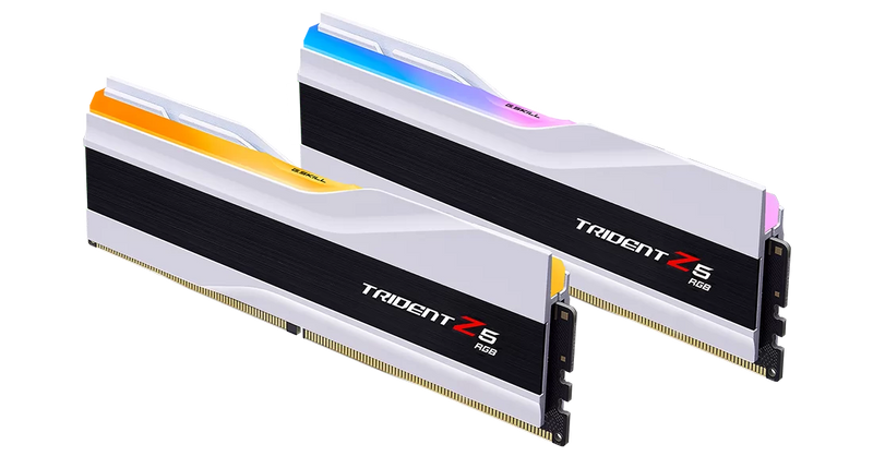 G.SKILL 48GB Kit (2x24GB) Trident Z5 RGB White F5-8000J4048F24GX2-TZ5RW DDR5 8000MHz Memory