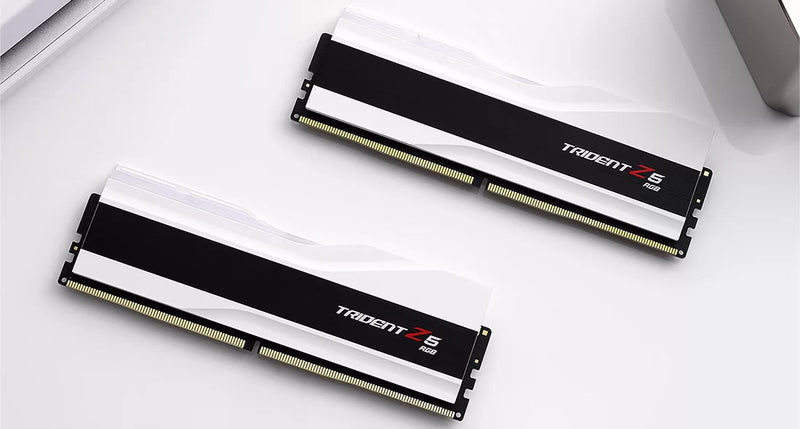 G.SKILL 48GB Kit (2x24GB) Trident Z5 RGB White F5-8200J4052F24GX2-TZ5RW DDR5 8200MHz Memory