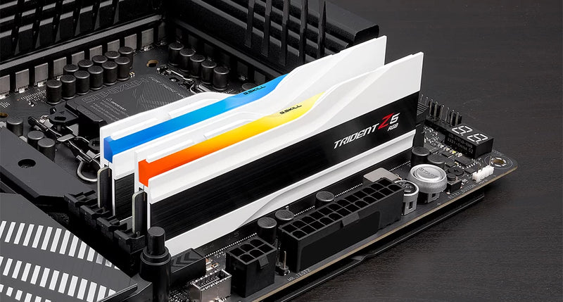 G.SKILL 96GB Kit (2x48GB) Trident Z5 RGB White F5-6400J3239F48GX2-TZ5RW DDR5 6400MHz Memory