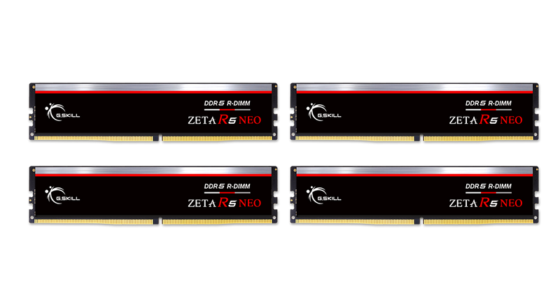 G.SKILL 128GB Kit (4x32GB) ZETA R5 NEO DDR5 R-DIMM F5-6000R3036G32GQ4-ZR5NK DDR5 6000MHz ECC Registered Memory (AMD EXPO)