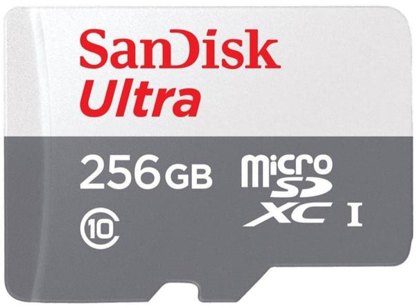 SanDisk 256GB Ultra microSDHC™/microSDXC™ UHS-I Card SDSQUNR-256G-GN3MN 772-4587