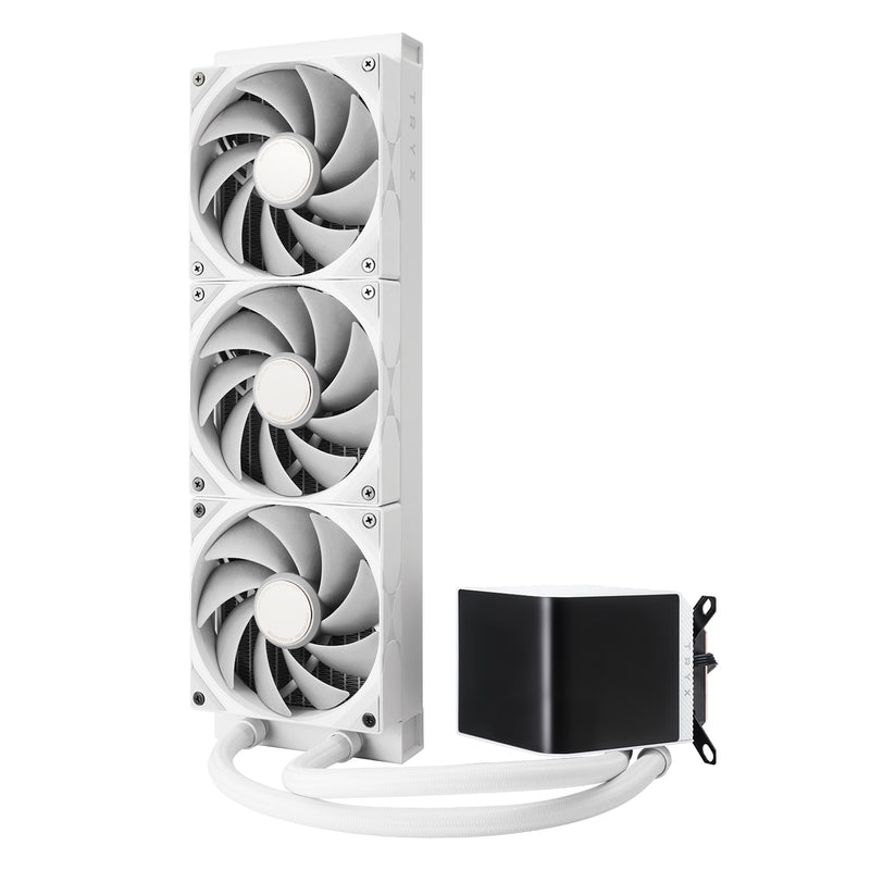 [推廣] TRYX PANORAMA 360 White 白色 360mm L-shaped AMOLED Screen Liquid CPU Cooler TH-TPAN36M