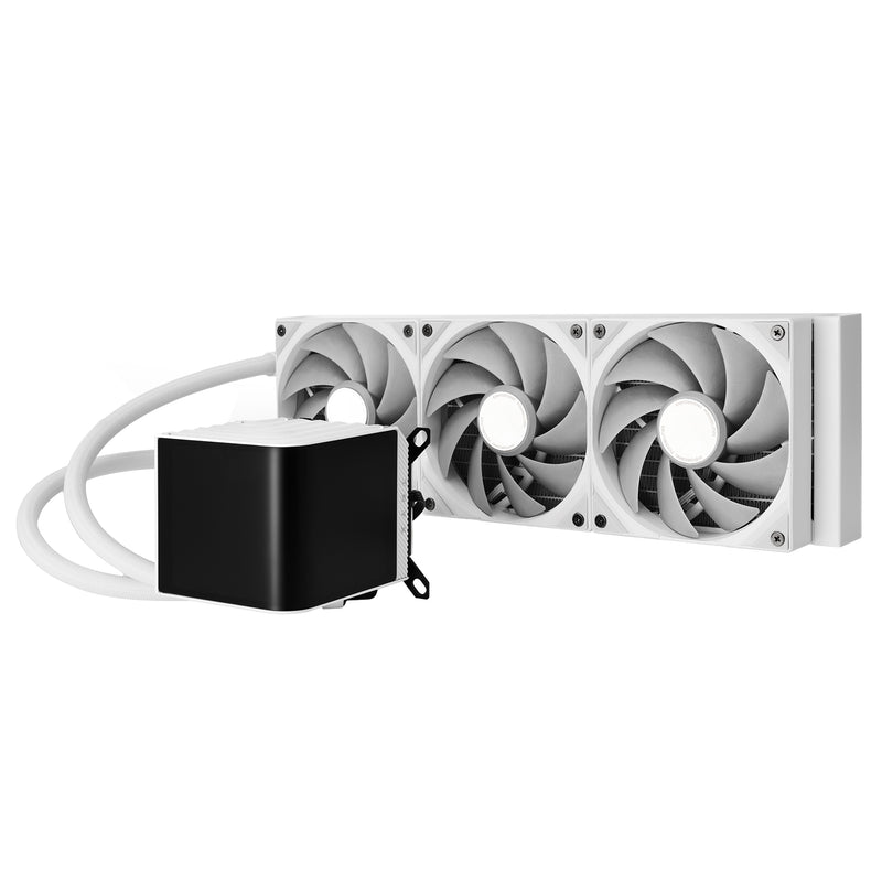 [推廣] TRYX PANORAMA 360 ARGB White 白色 360mm L-shaped AMOLED Screen Liquid CPU Cooler TH-TPAN36W