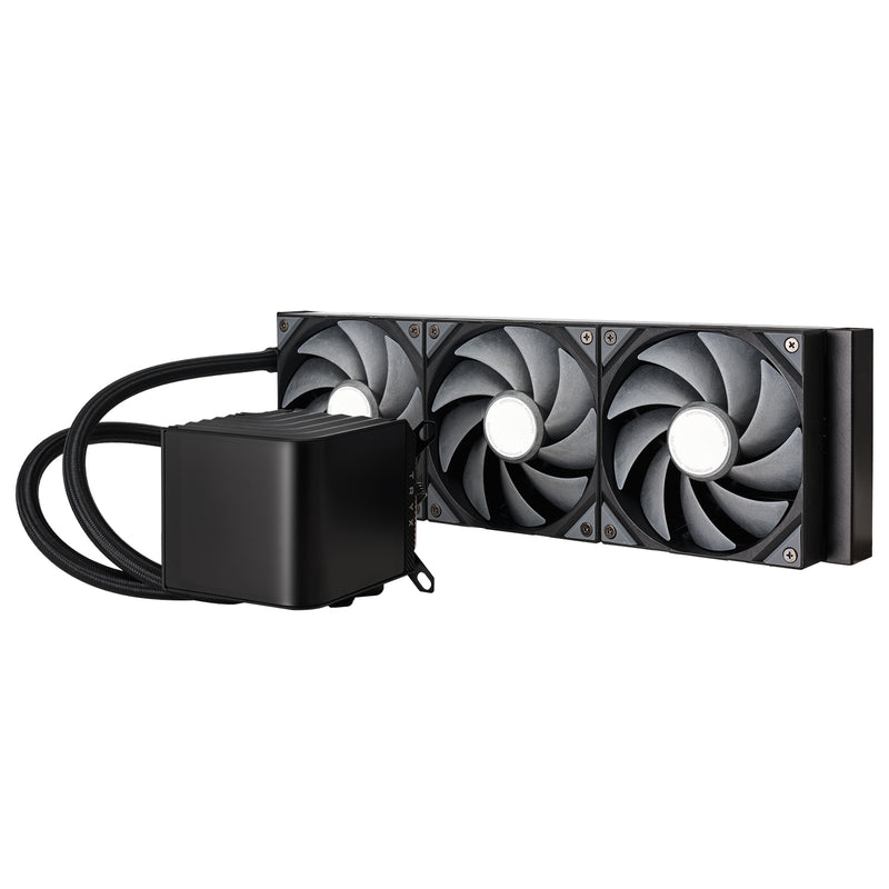 [推廣] TRYX PANORAMA 360 Black 黑色 360mm L-shaped AMOLED Screen Liquid CPU Cooler TH-TPAN36