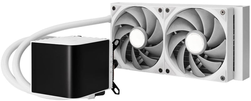 [推廣] TRYX PANORAMA 240 White 白色 240mm L-shaped AMOLED Screen Liquid CPU Cooler TH-TPAN24M