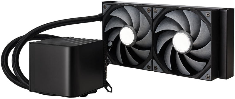 [推廣] TRYX PANORAMA 240 Black 黑色 240mm L-shaped AMOLED Screen Liquid CPU Cooler TH-TPAN24