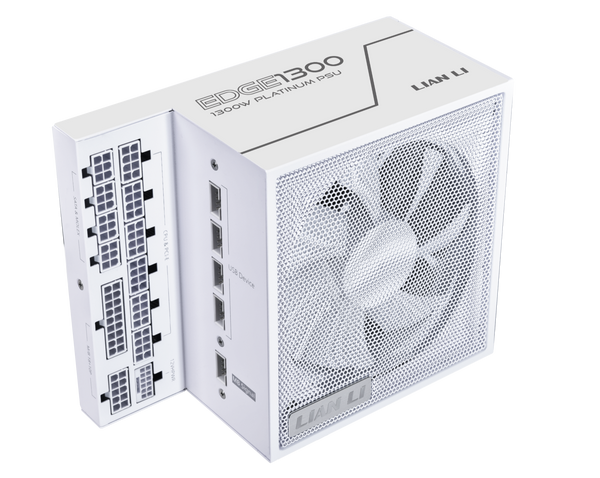 [最新產品] LIAN LI EDGE 1300W White 白色 ATX 3.1 80 Plus Platinum Full Modular Power Supply