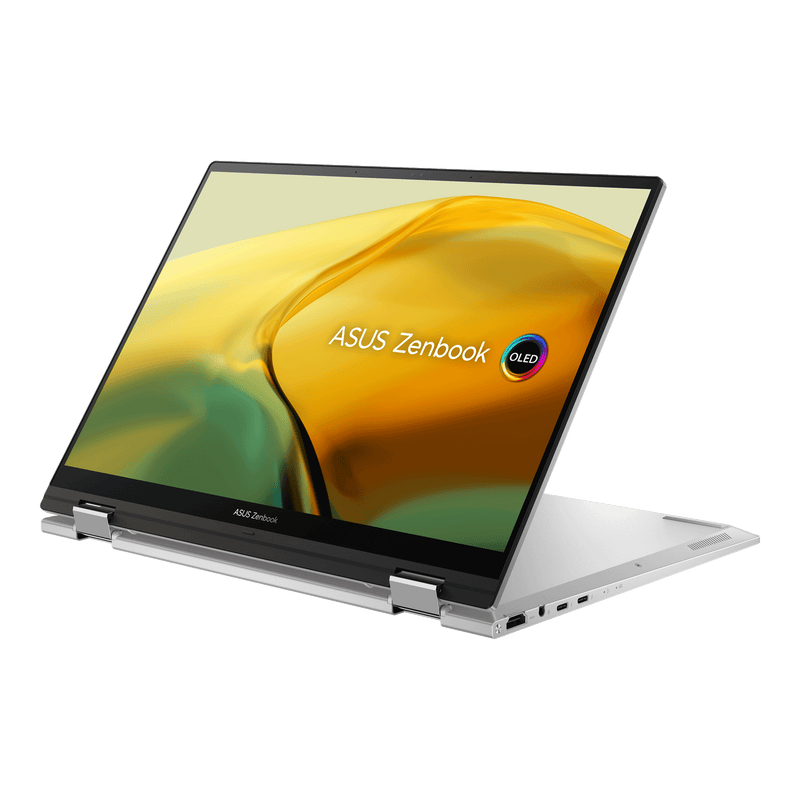 ASUS ZenBook 14 Flip - Silver / 14 Touch / 3K 2880x1800,OLED / i7-1360P / 16G / 1TB SSD / W11H (2年保養) - UP3404VA-OLED-S7009WTS