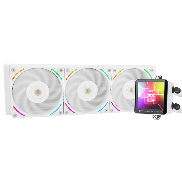 Thermalright Frozen Vision 360 WHITE 白色 ARGB w/2.88IPS Screen 360mm Liquid CPU Cooler